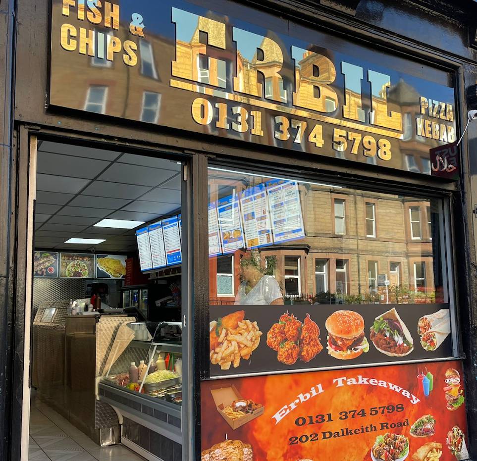 Erbil Fish & Chips Takeaway in Dalkeith